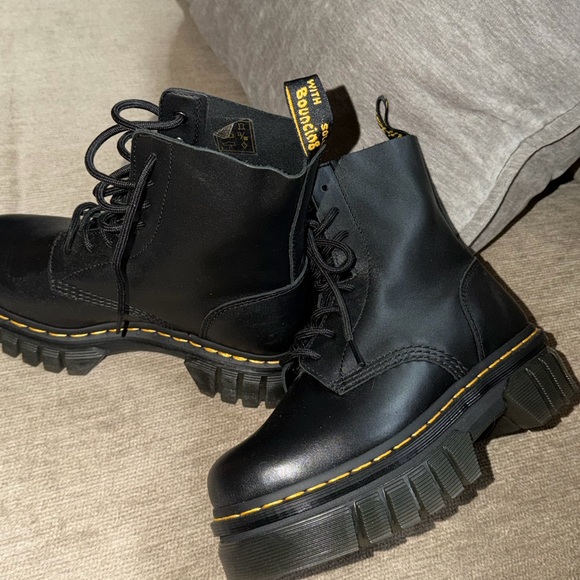 Dr. Martens Shoes - Dr. Martens Black Chunky Sole Boots